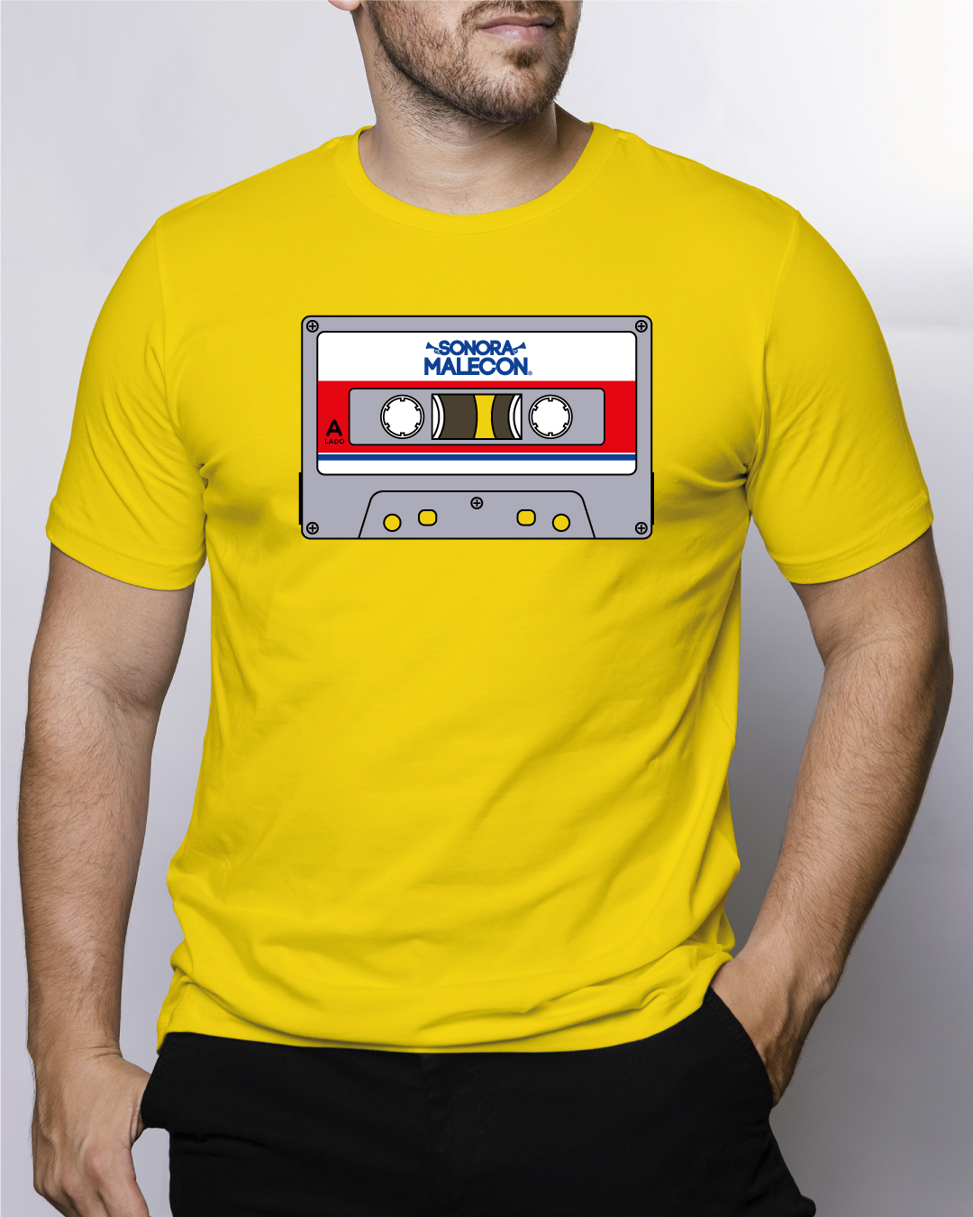 Camisetas-Cassette-Amarilla